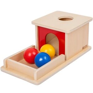 Montessori Wooden Object Permanence Box